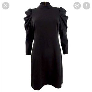 Calvin Klein Puff Sleeve Sheath Dress Black, Women’s 12